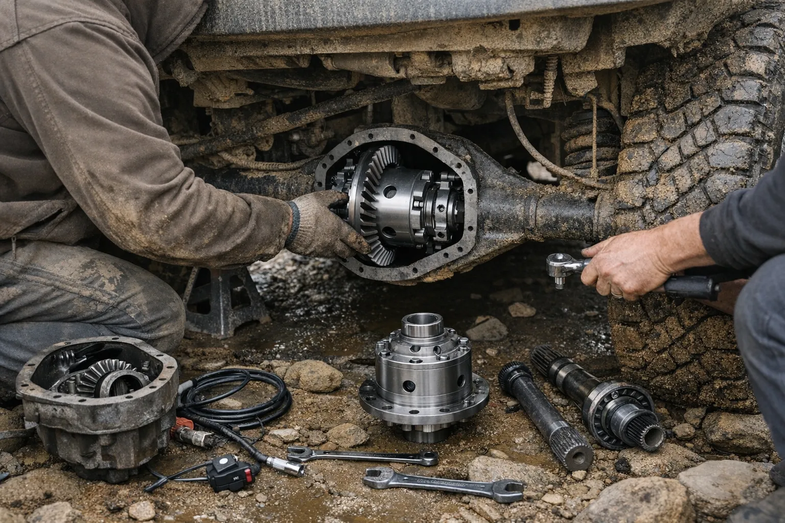 Blokady mechanizmów różnicowych w terenie - kiedy warto je montować i jak wybrać odpowiedni system