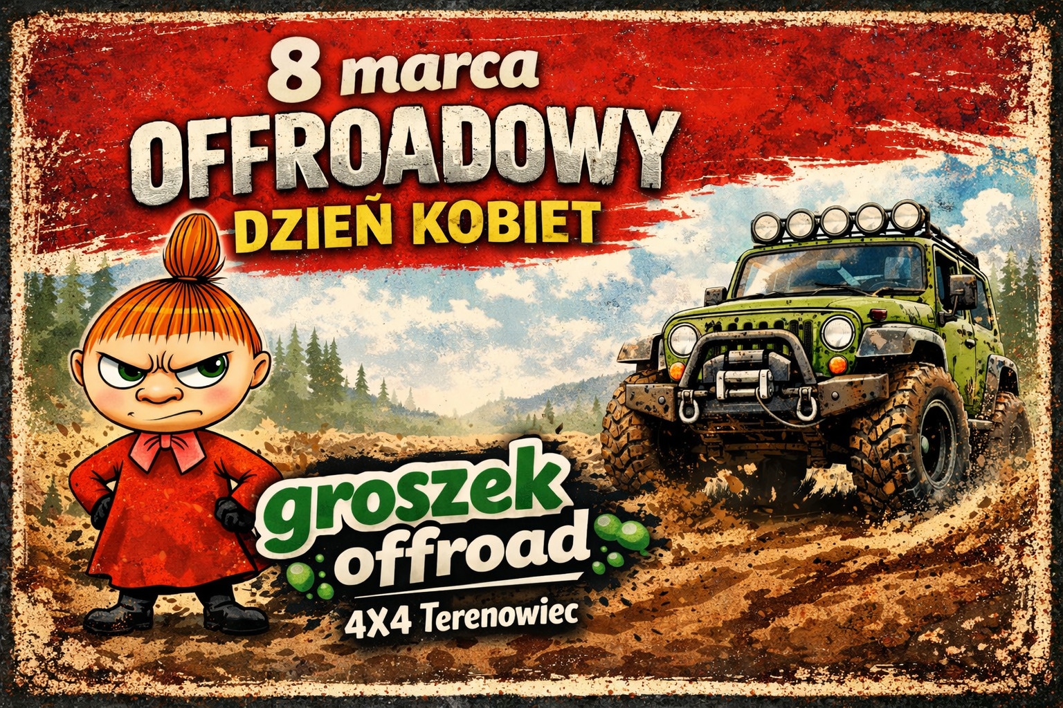 Offroadowy Dzień Kobiet Z 4x4 Terenowiec