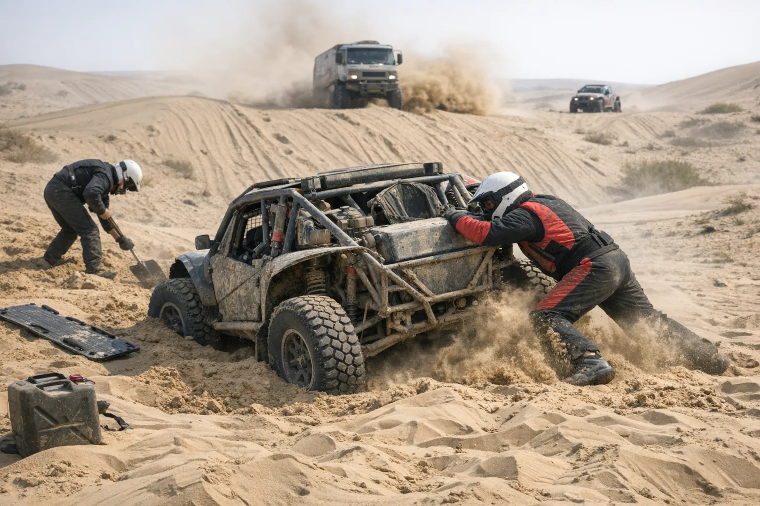 Piekło na piasku jak wygląda dzień zawodnika rajdu terenowego