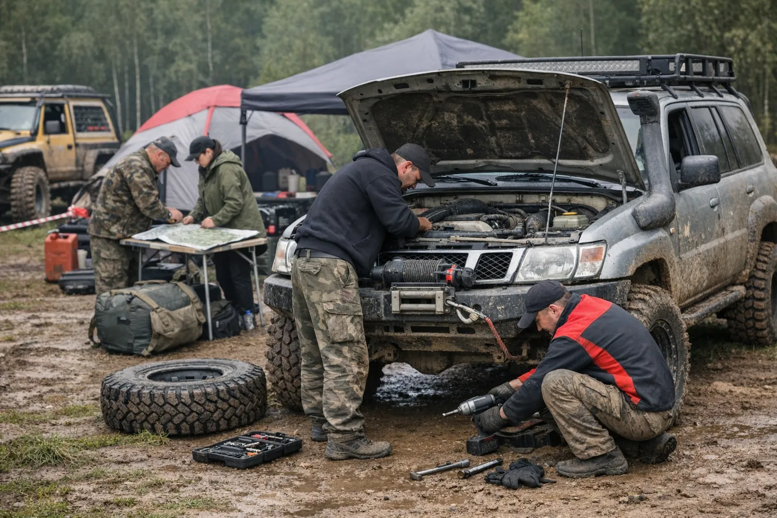 Rajd przeprawowy od kuchni - jak przygotować auto i zespół na start