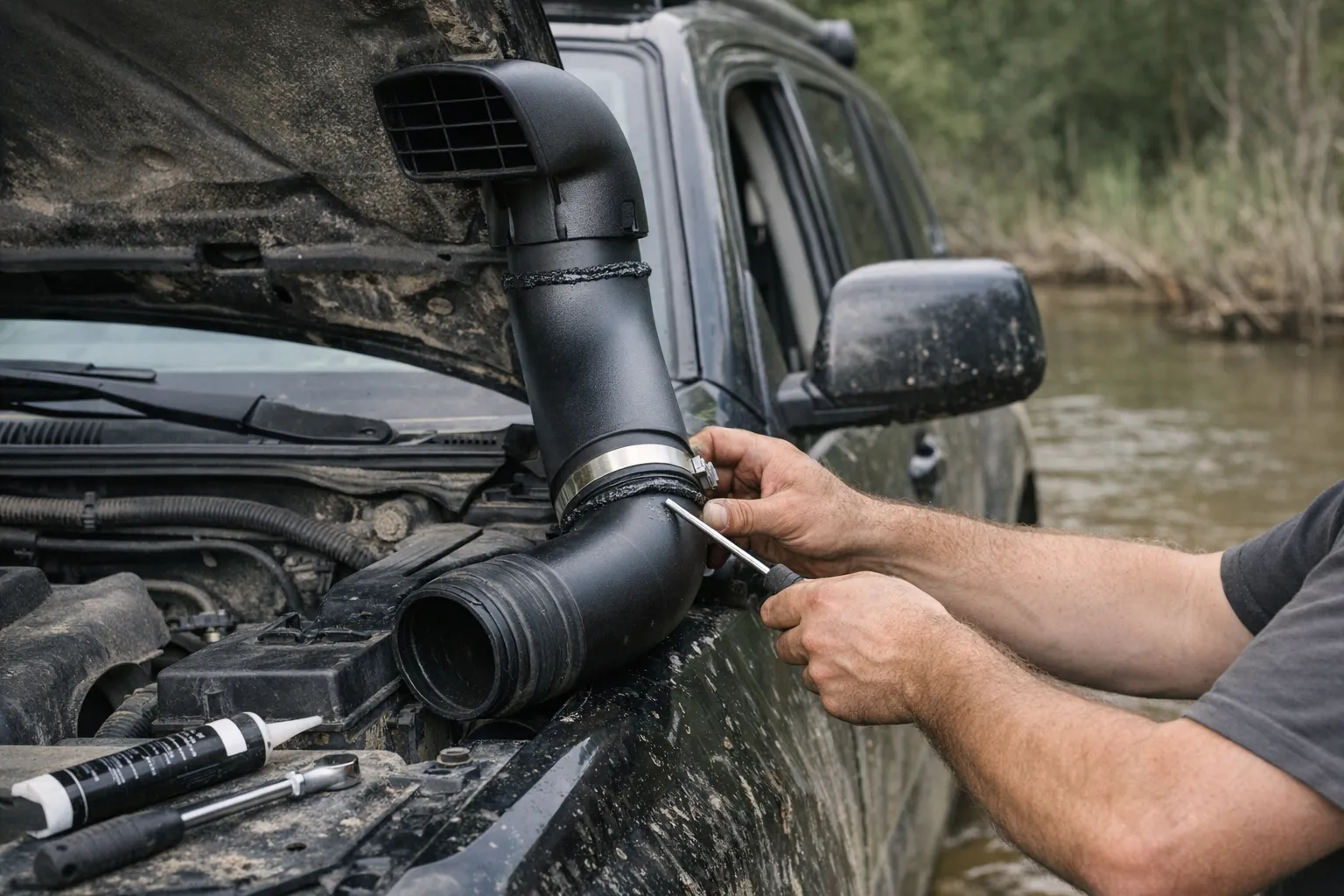 Snorkel w terenówce - montaż uszczelnienie i błędy które niszczą silnik