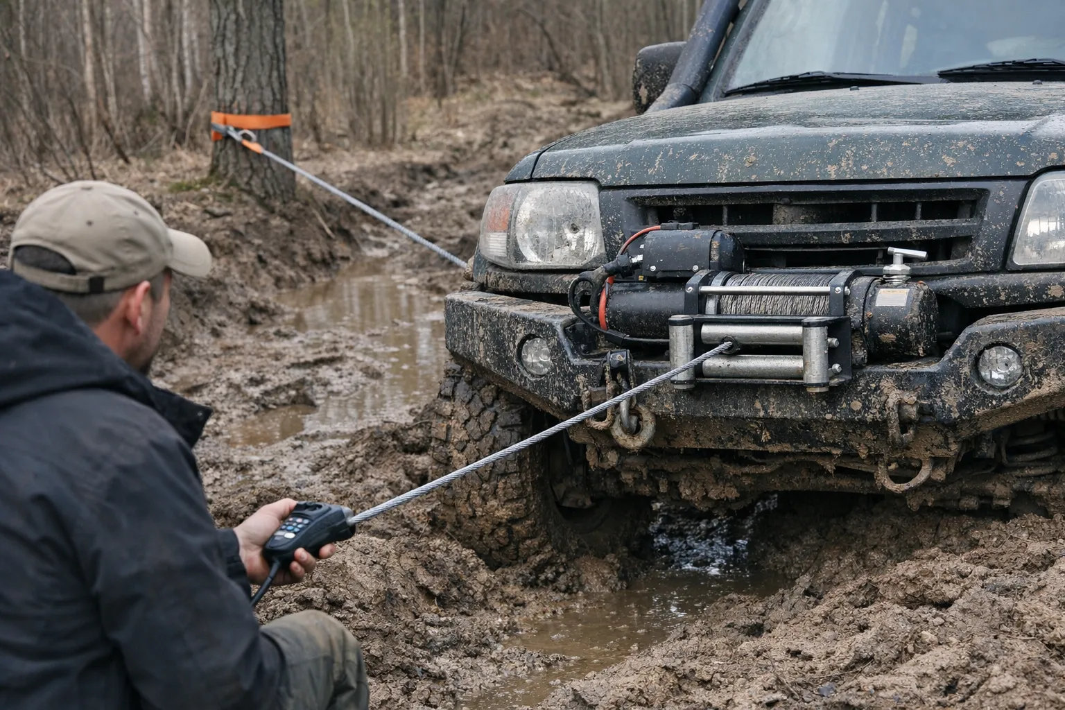 Wyciągarka w terenówce montaż dobór i realne możliwości w praktyce